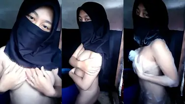 Hijaber Mandi Bugil Basah Menggoda Pria