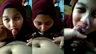 Sepong Kontol Crot Muka Ukhti Jilbab Asik WOT Lumer