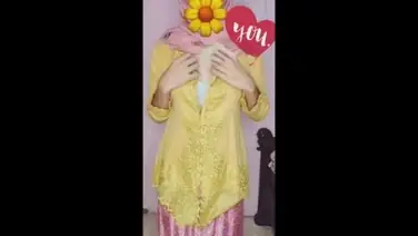 Ukhti Kebaya Hijab Pink Berani Menggoda Live